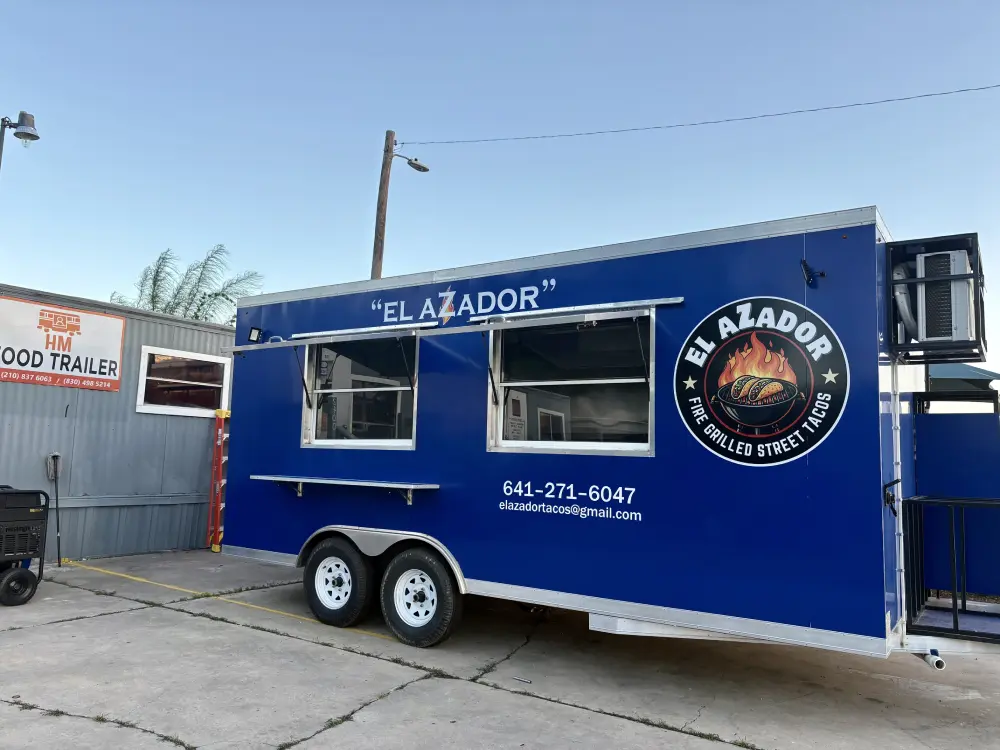 Food Truck Blue - HM Food Trailers